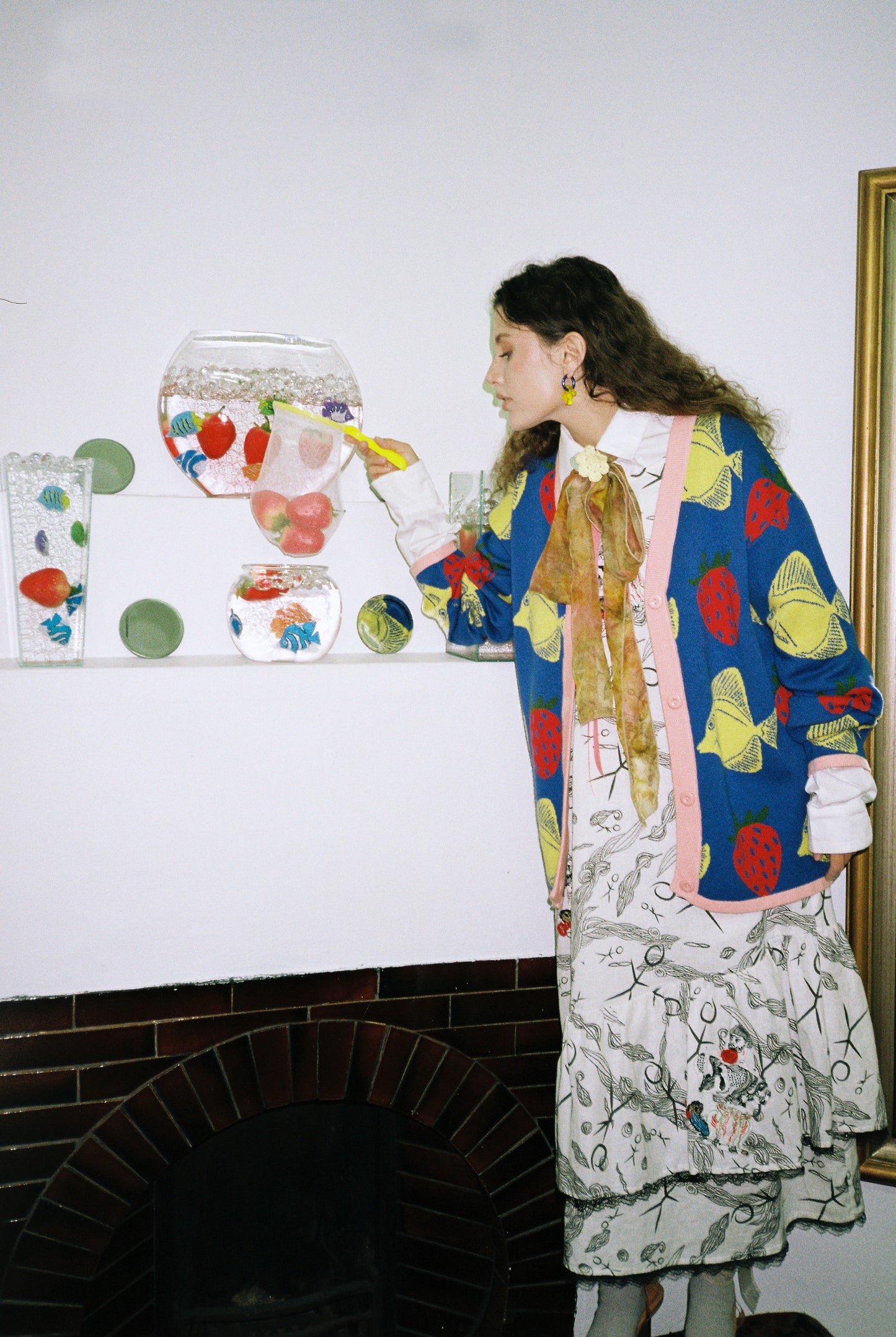 'Fish and Fruit' Cardigan