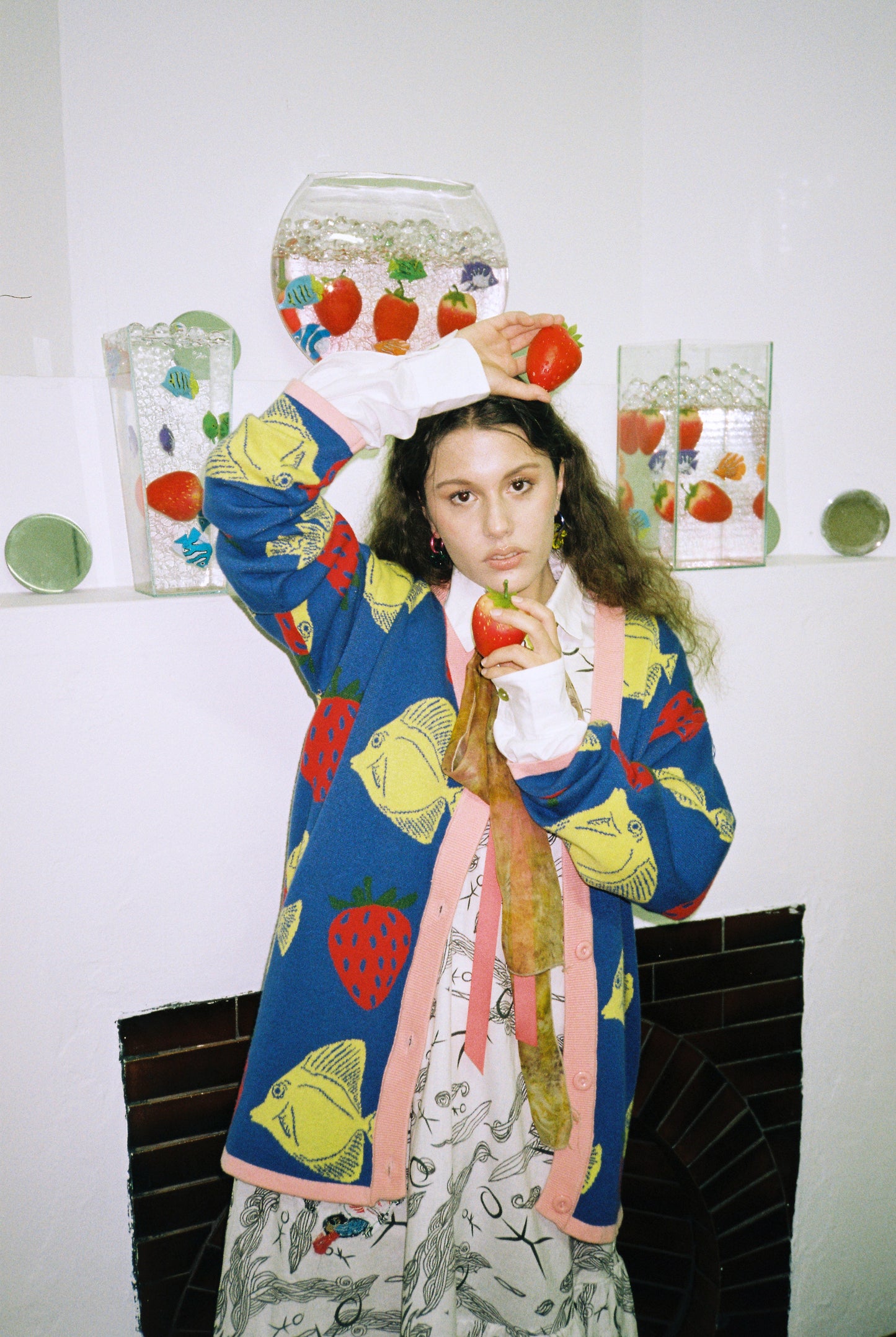 'Fish and Fruit' Cardigan