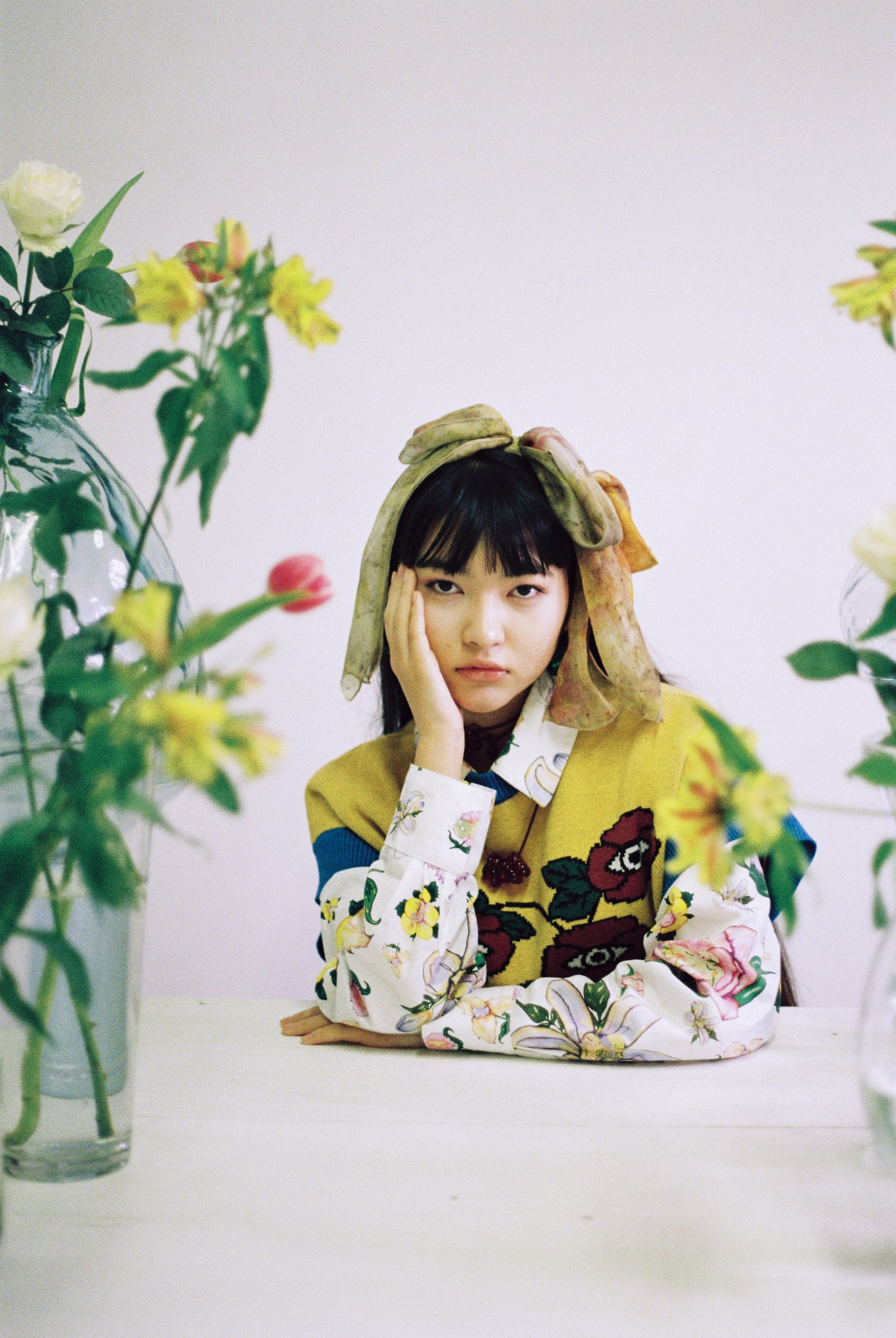 'Still Life with Flowers' Vest