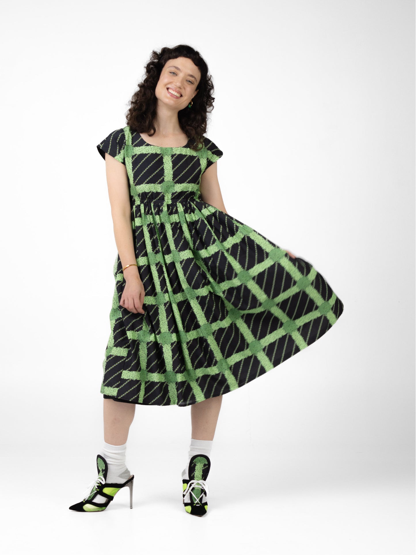 Topiary Tartan dress