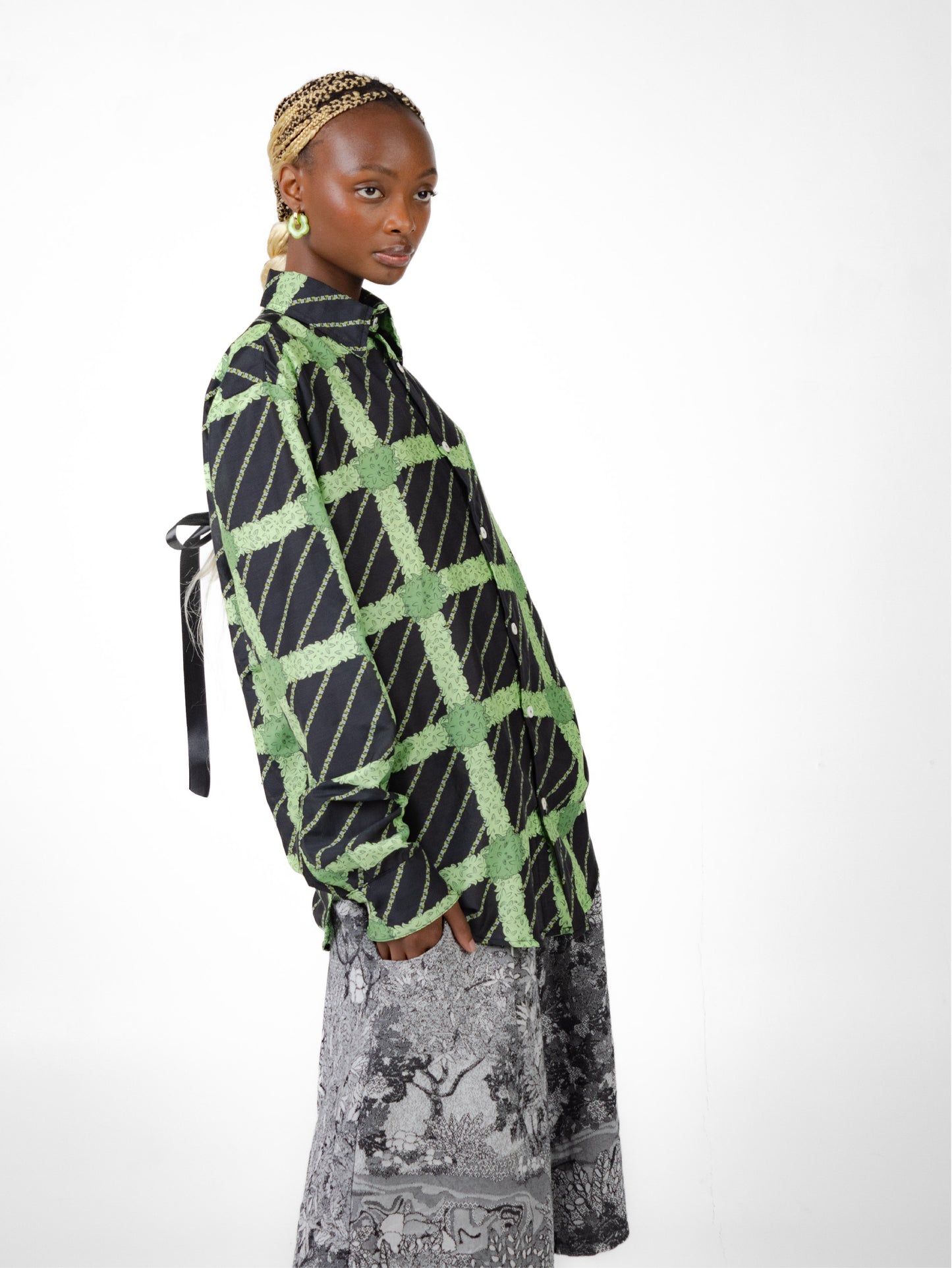 Topiary Tartan Collar Shirt