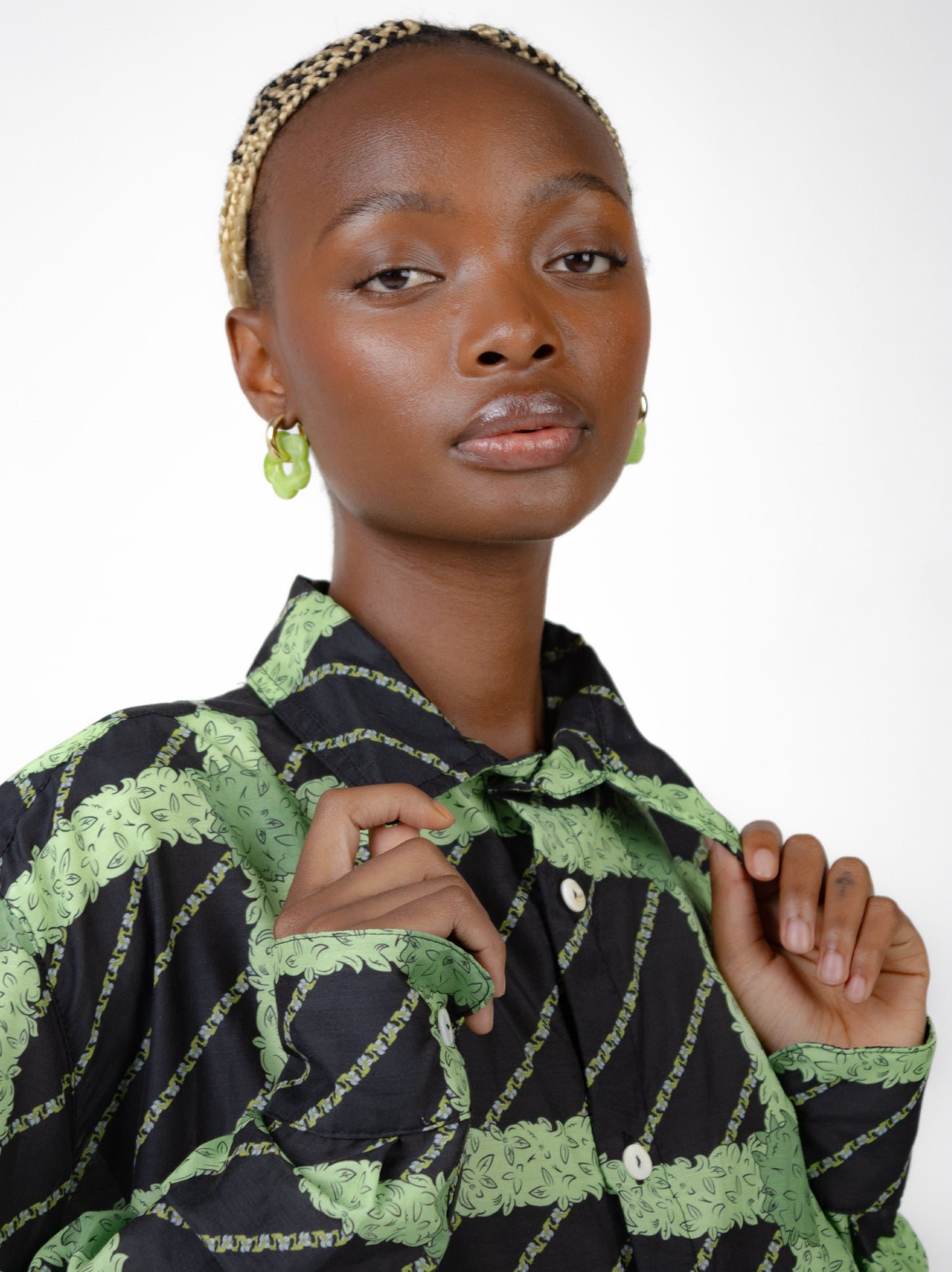 Topiary Tartan Collar Shirt