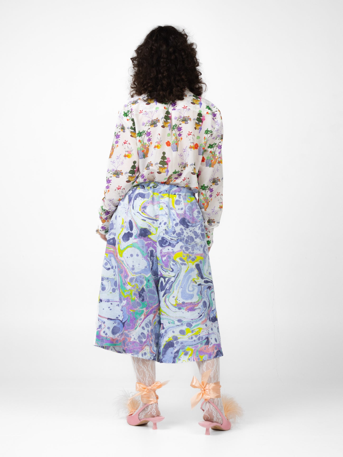Sumi linen trousers