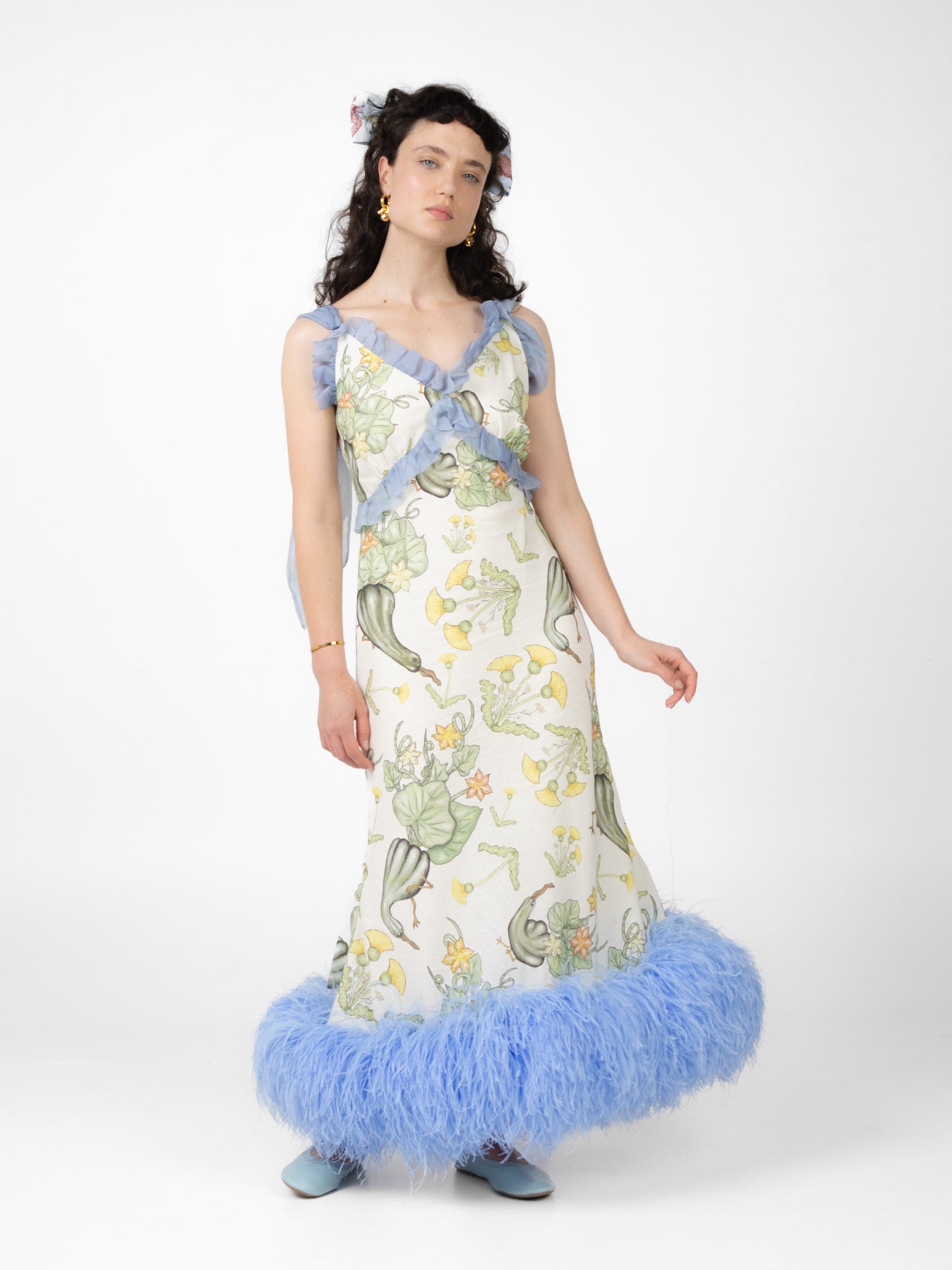 Pumpkin bird dress