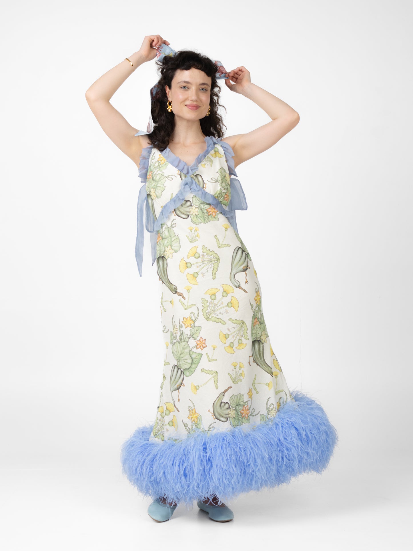 Pumpkin bird dress
