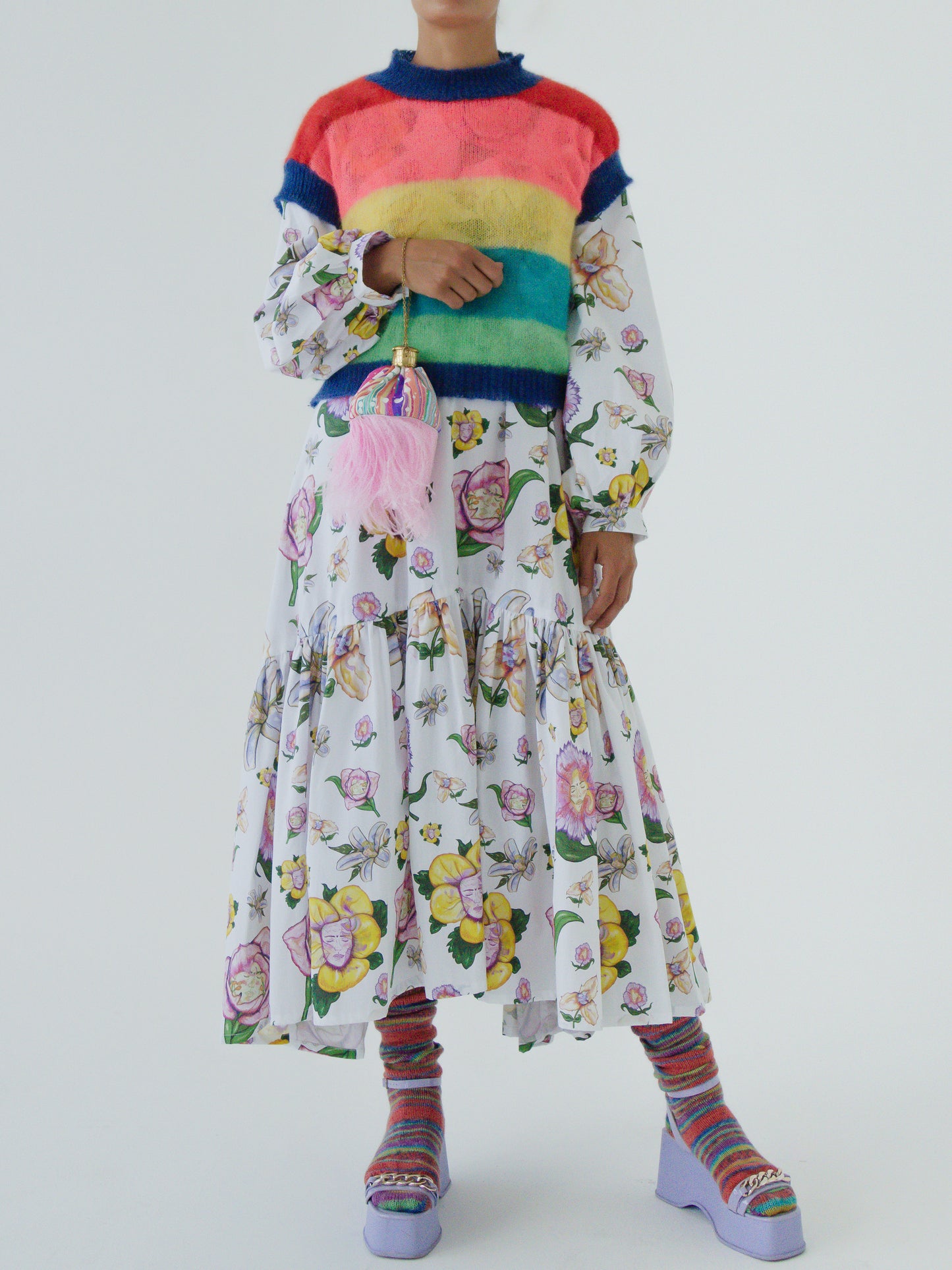 Tent Dress - Garden of Faces