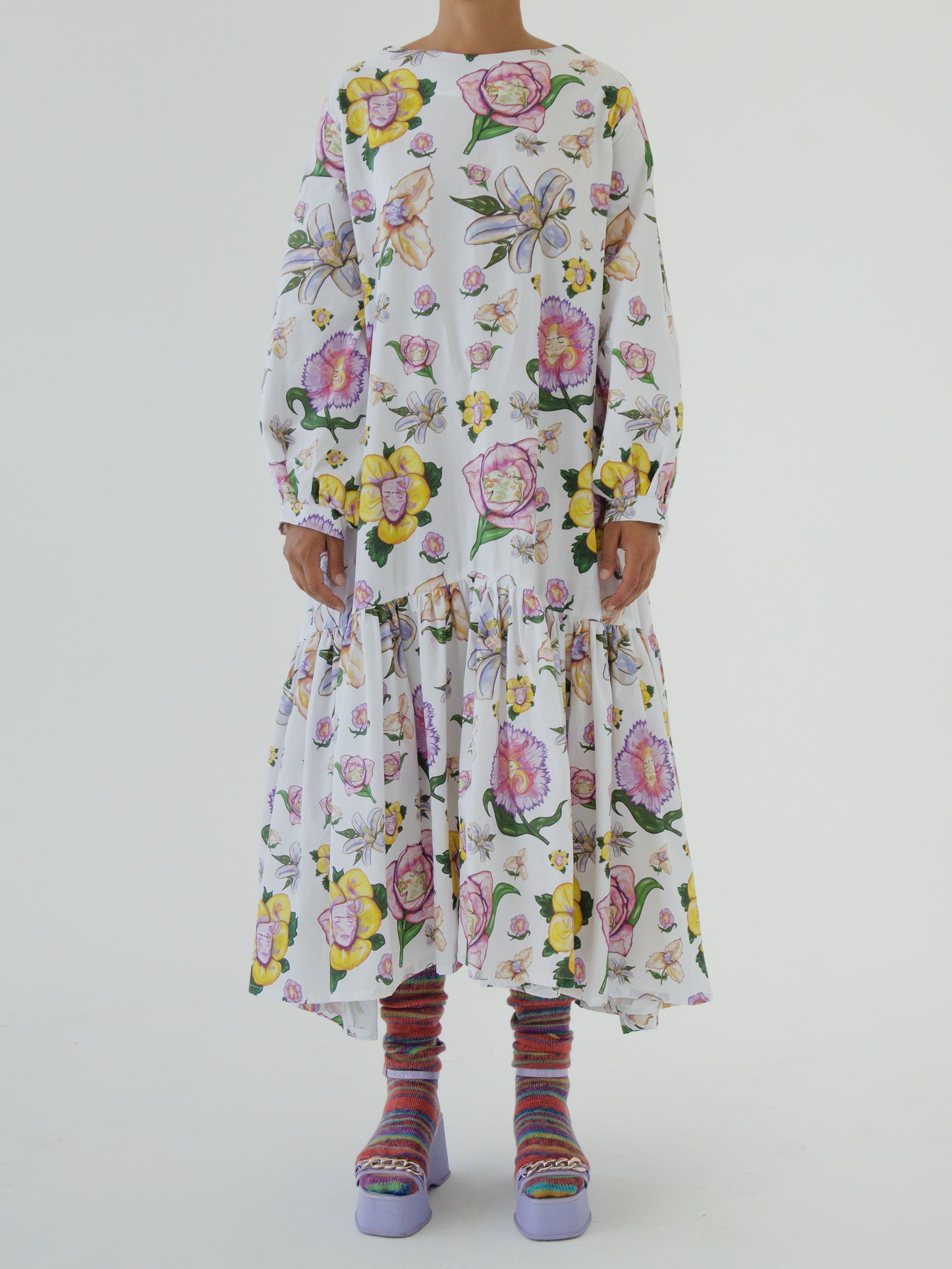 Tent Dress - Garden of Faces