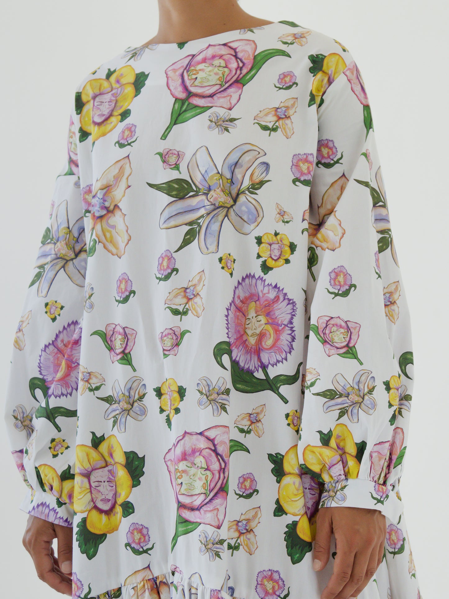 Tent Dress - Garden of Faces