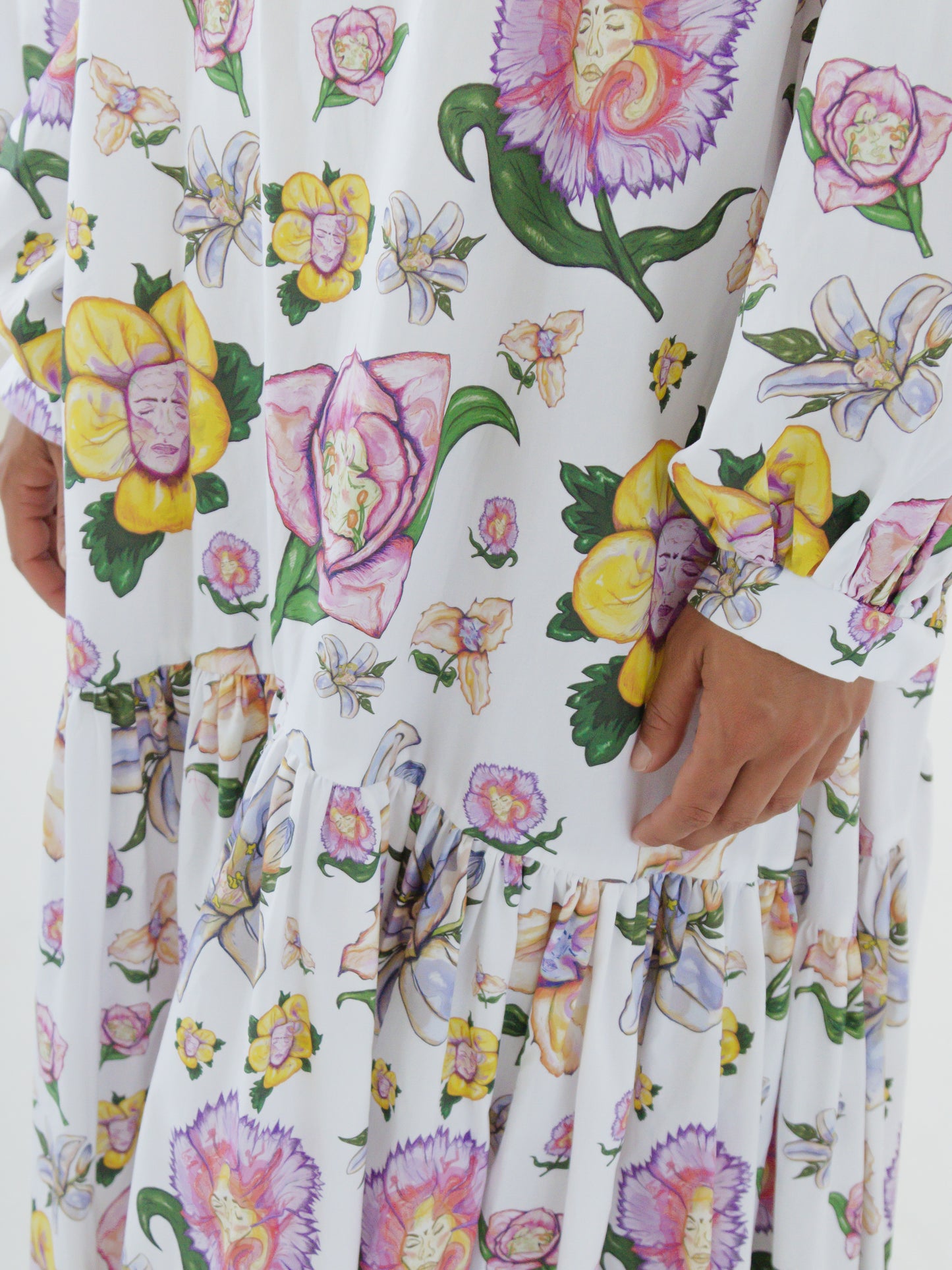 Tent Dress - Garden of Faces