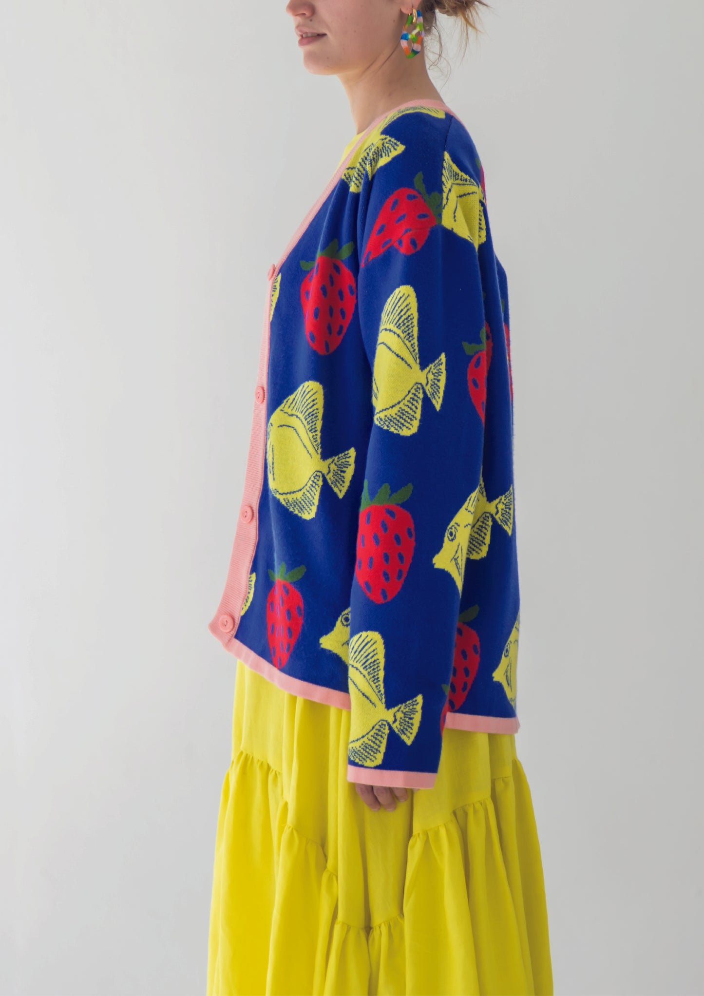 'Fish and Fruit' Cardigan